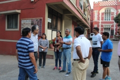 Conducting Heritage walk with Army personel -min